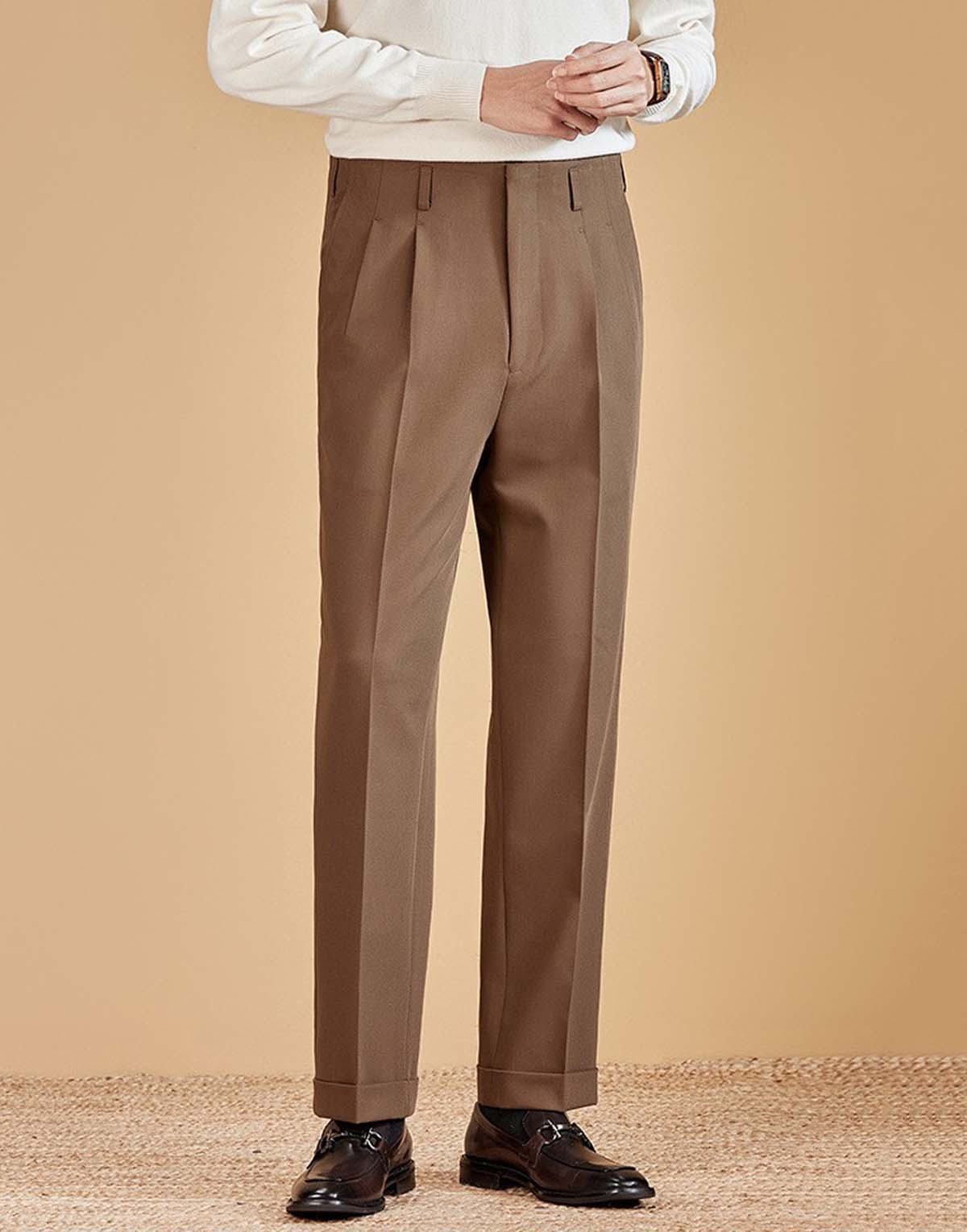 Heavyweight Business Casual Trousers-mp-833